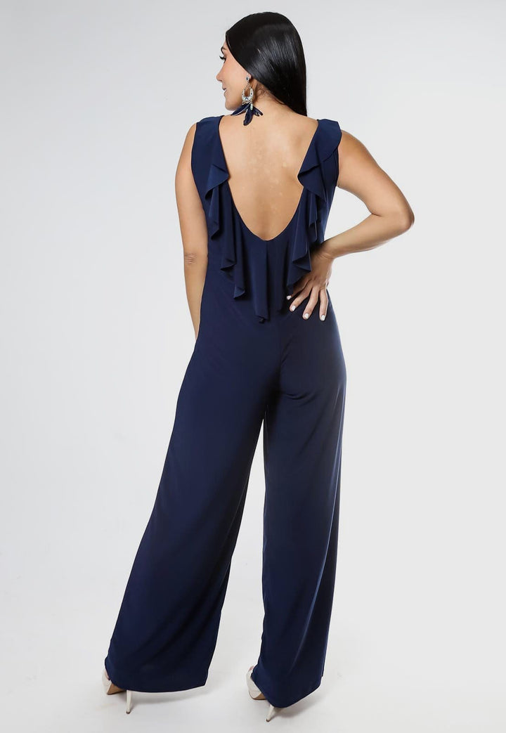 Sky Blue Jumpsuit France Natalia Seguel