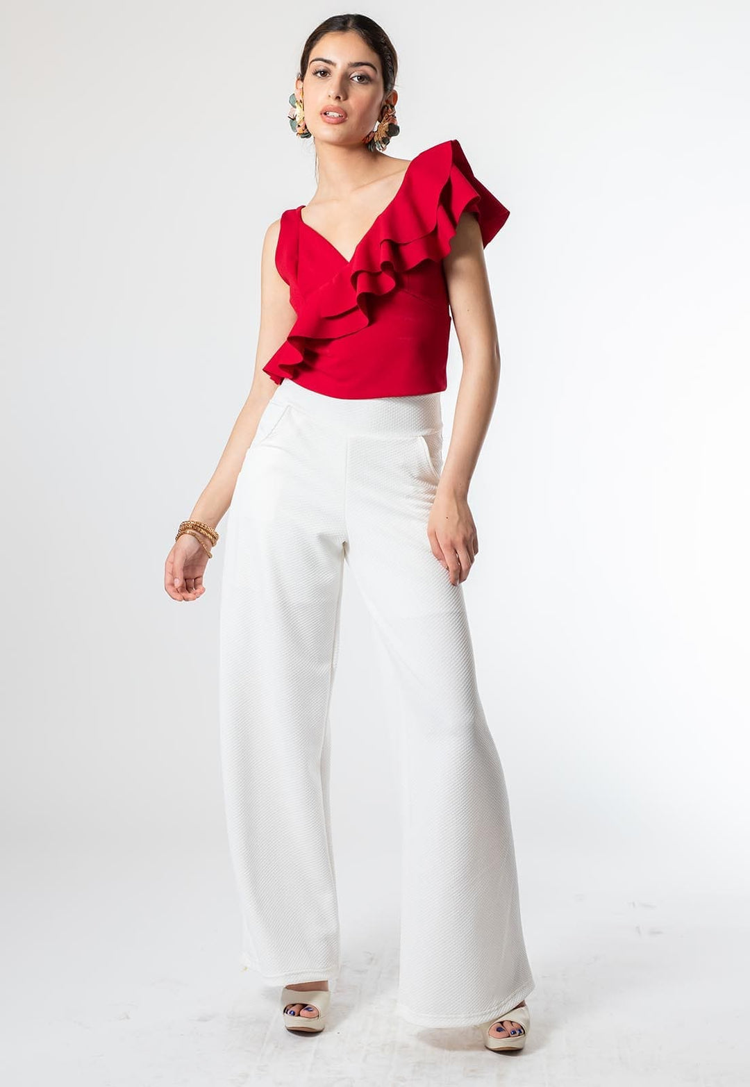 Crop Top Julianna Red Natalia Seguel