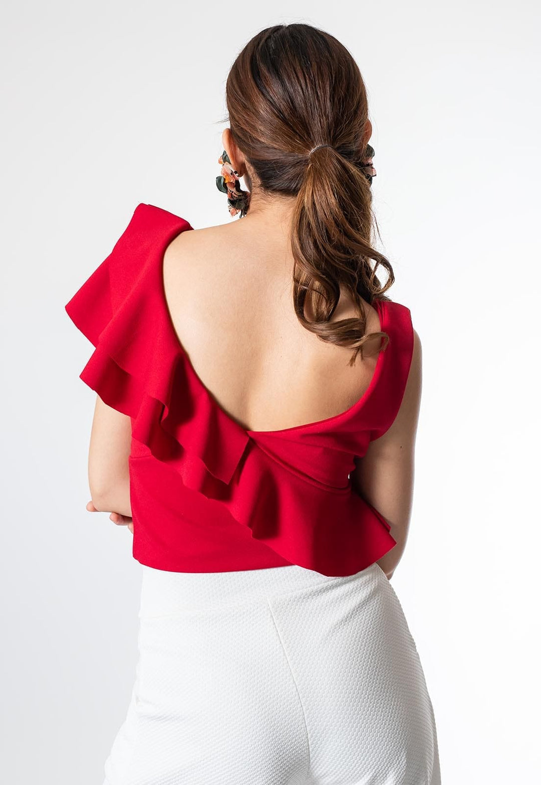 Crop Top Julianna Red Natalia Seguel