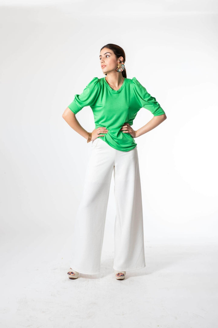 Green Katy T-shirt by Natalia Seguel