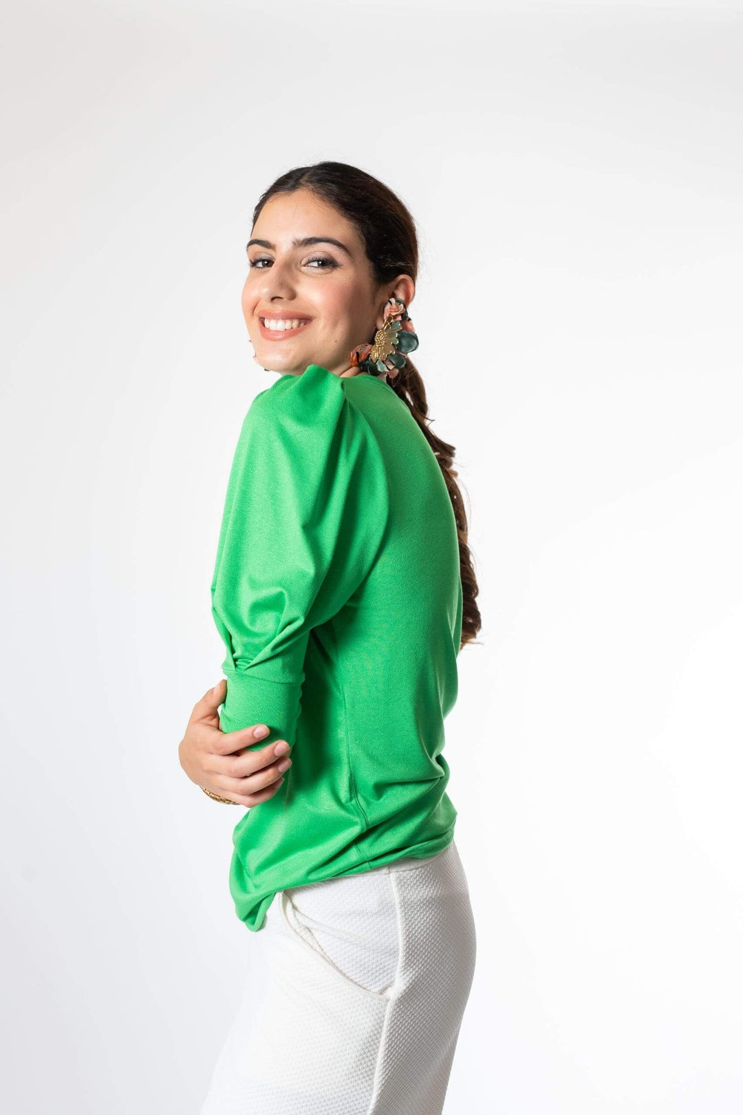 Green Katy T-shirt by Natalia Seguel