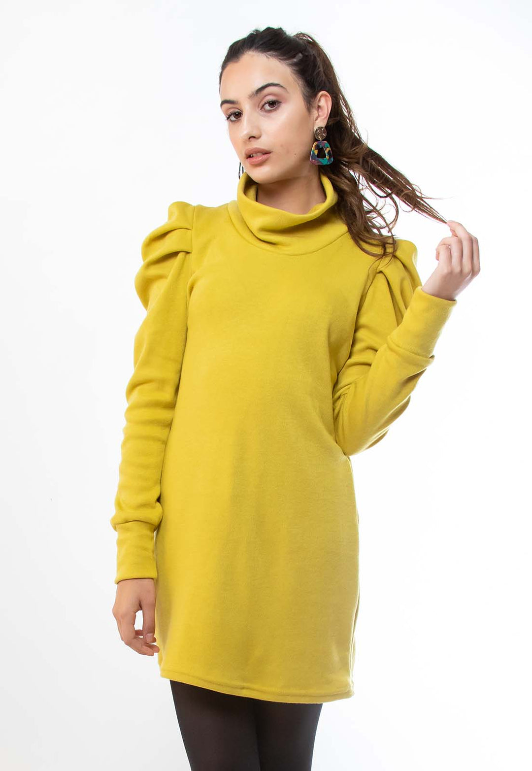 Vestido Olivia Amarillo Limón Natalia Seguel