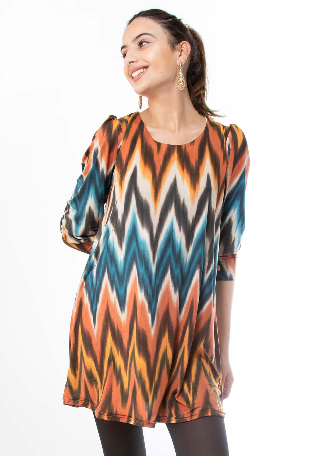 Vestido Isabel Zigzag Natalia Seguel