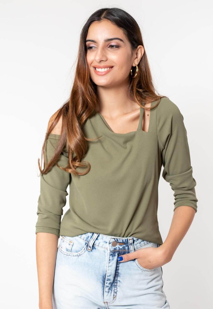 Fatima Moss Green T-shirt Natalia Seguel