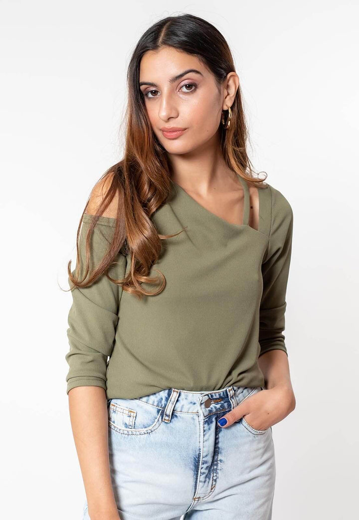 Fatima Moss Green T-shirt Natalia Seguel