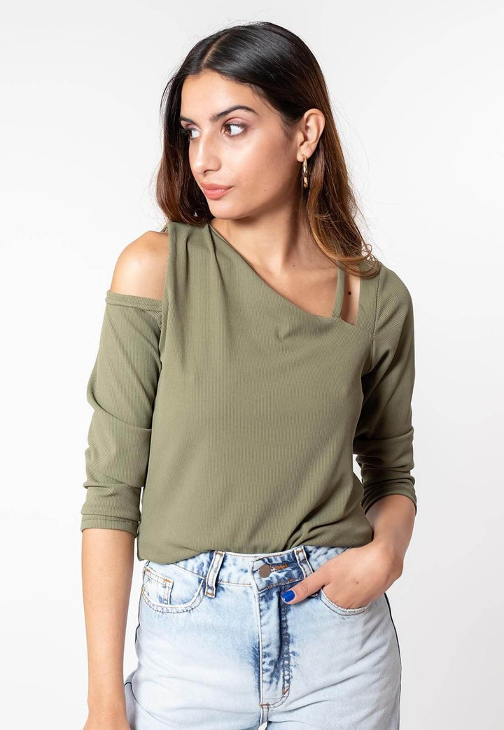 Fatima Moss Green T-shirt Natalia Seguel