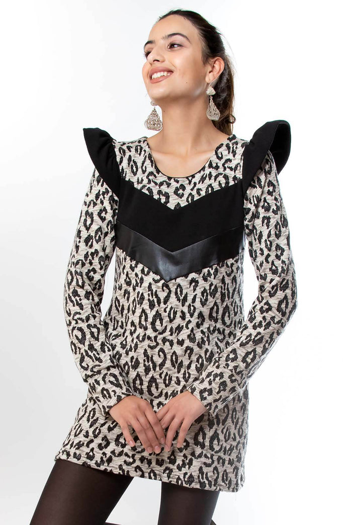 Vestido Tami Animal Print Natalia Seguel