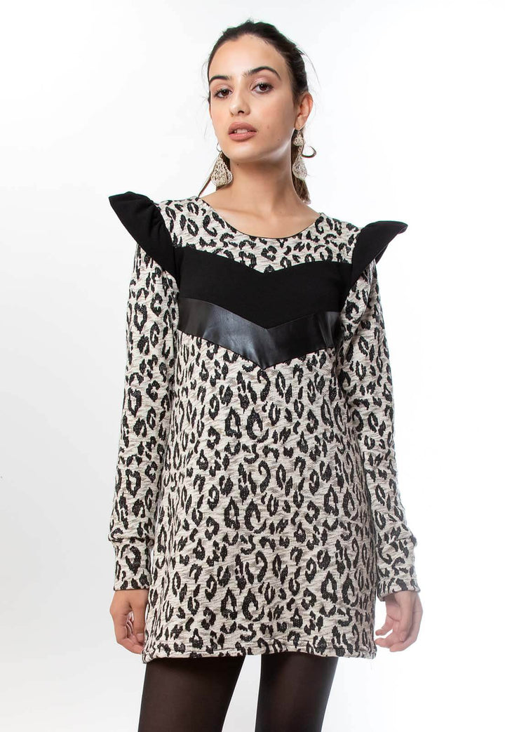 Vestido Tami Animal Print Natalia Seguel