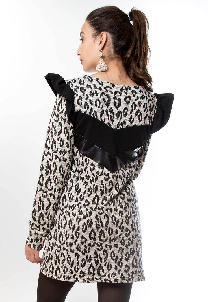 Vestido Tami Animal Print Natalia Seguel