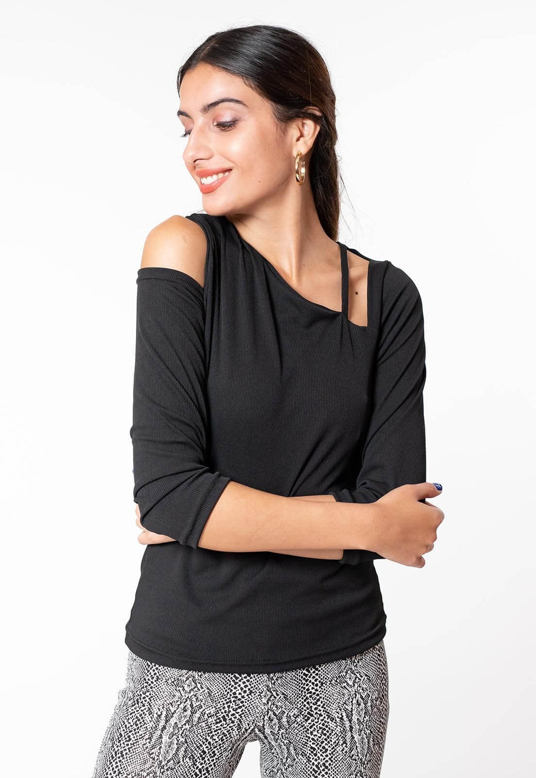 Fatima Black T-shirt Natalia Seguel