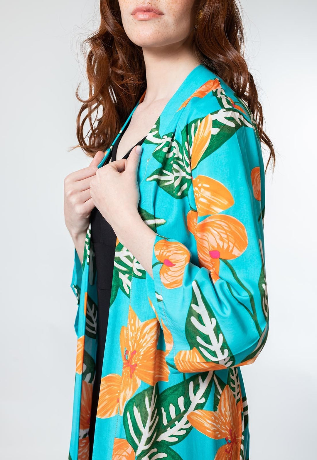 Kimono Largo Peach Natalia Seguel