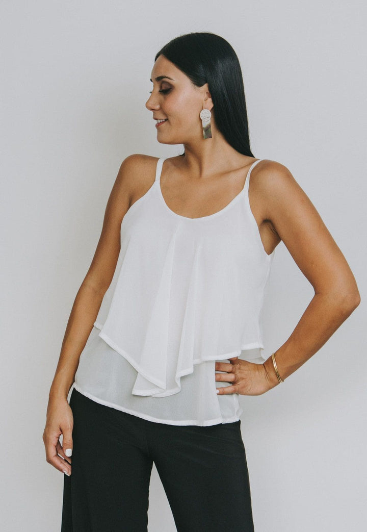 Blusa Cala Blanco Natalia Seguel