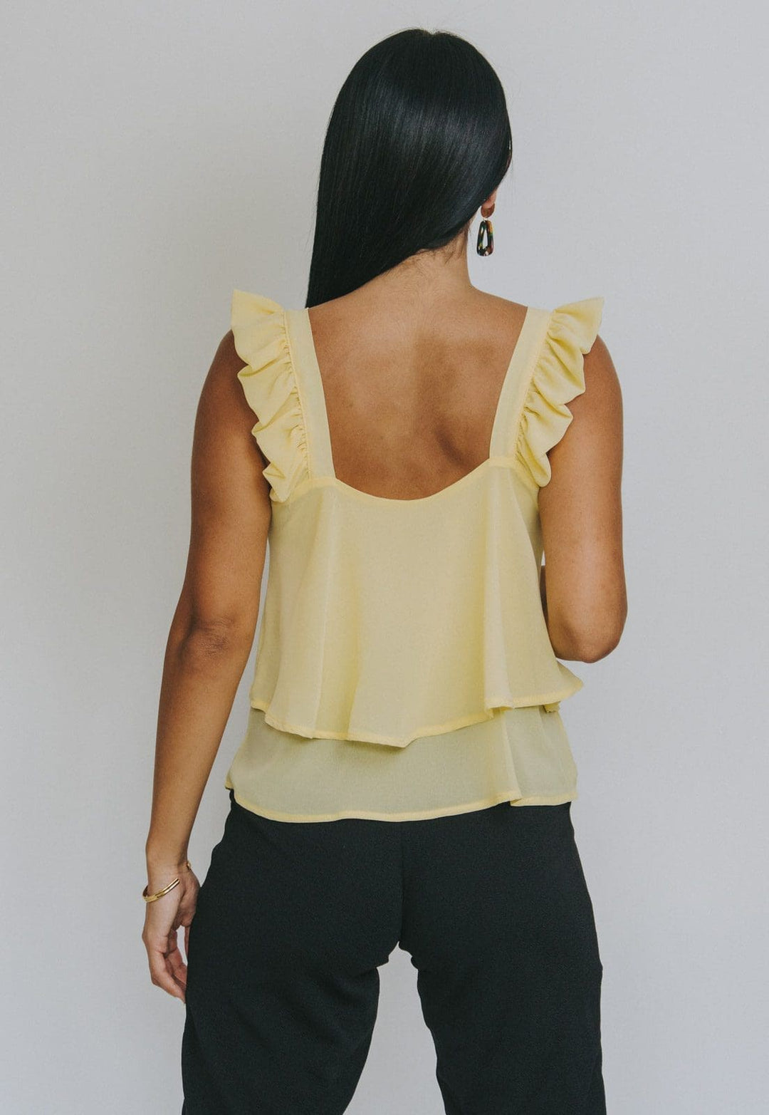 Blusa Noah Amarillo Pastel Natalia Seguel