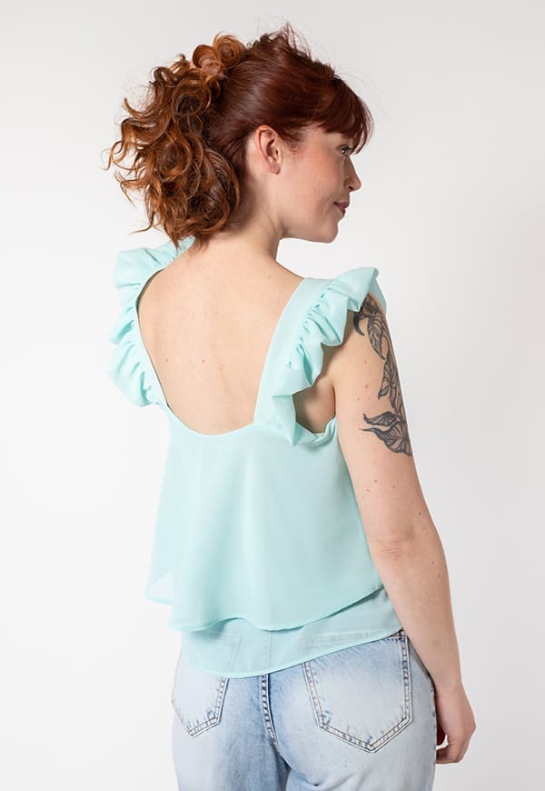 Blusa Noah Verde Agua Natalia Seguel