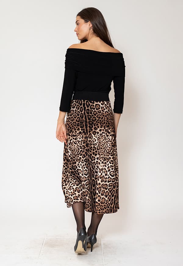 Falda Roma Animalprint Natalia Seguel