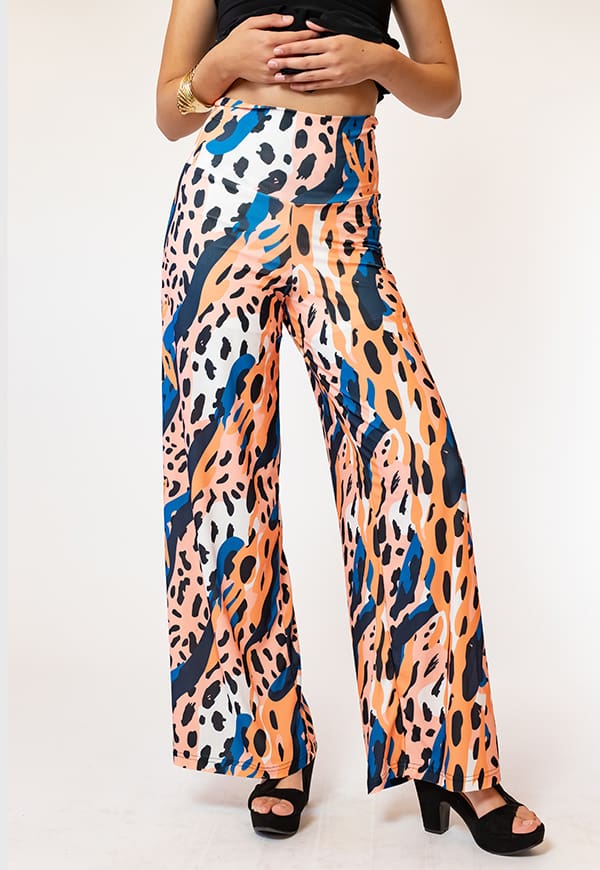 Palazzo Animal Print Colores Natalia Seguel