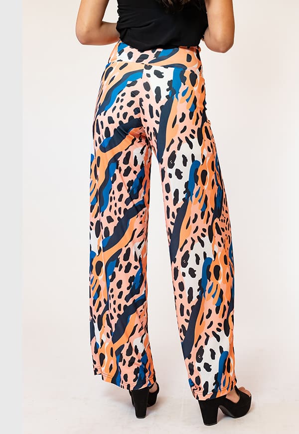 Palazzo Animal Print Colores Natalia Seguel