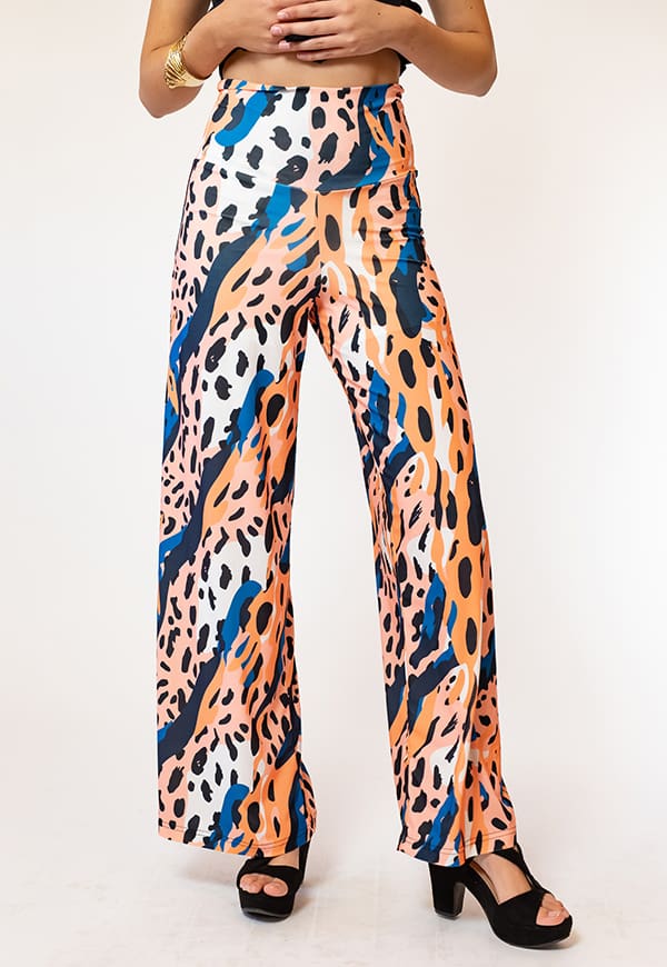 Palazzo Animal Print Colores Natalia Seguel