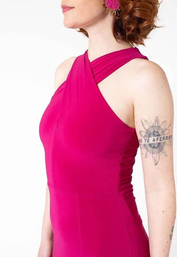 Vestido Giulia Fucsia Natalia Seguel