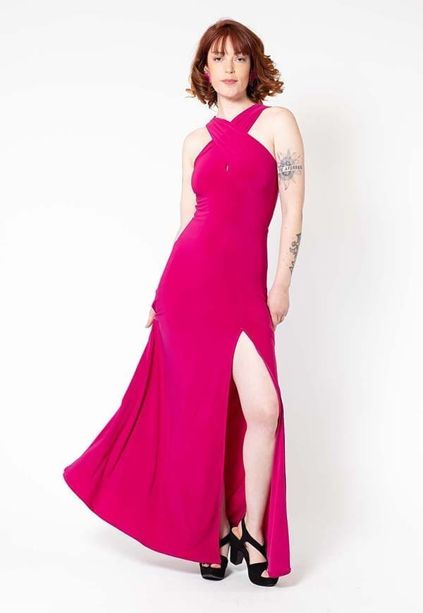 Vestido Giulia Fucsia Natalia Seguel