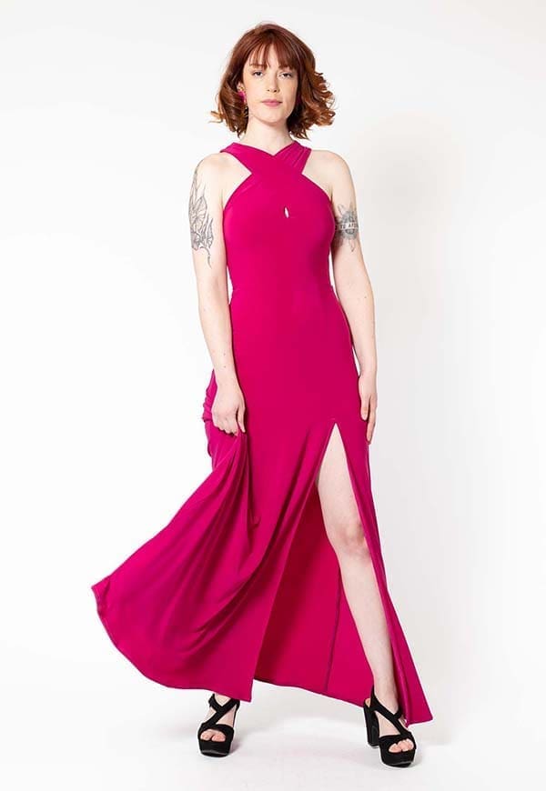 Vestido Giulia Fucsia Natalia Seguel