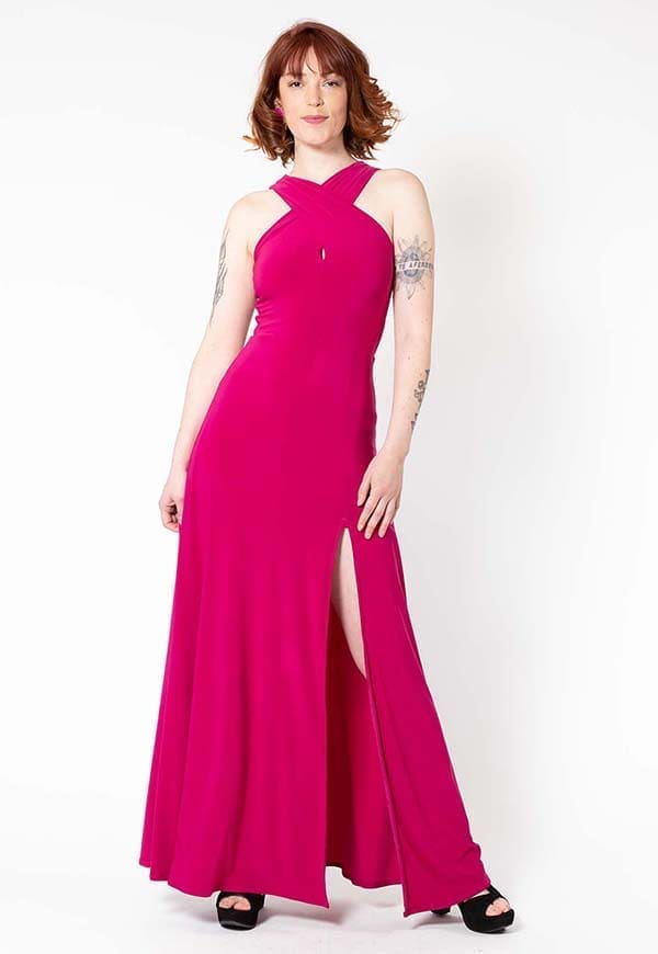 Vestido Giulia Fucsia Natalia Seguel