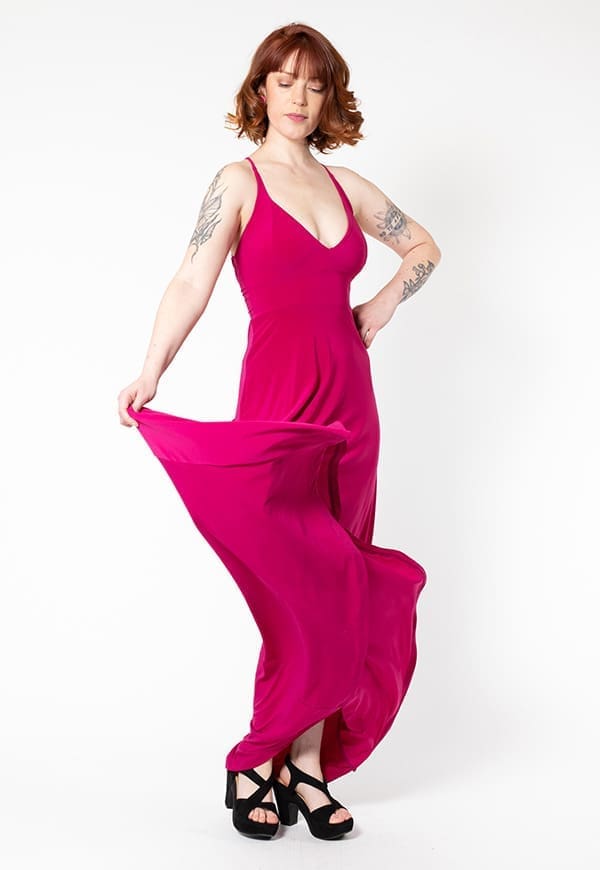 Vestido Zara Fucsia Natalia Seguel