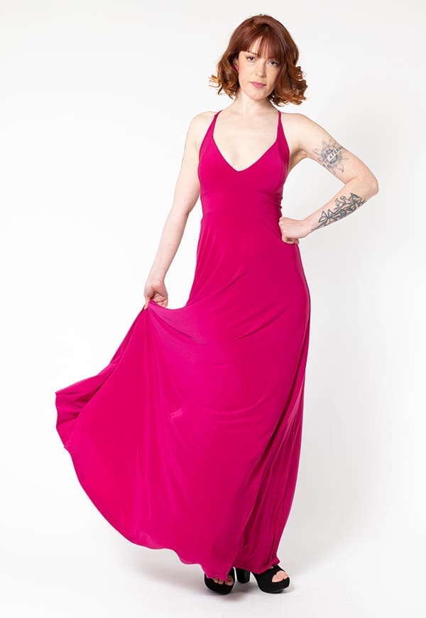 Vestido Zara Fucsia Natalia Seguel