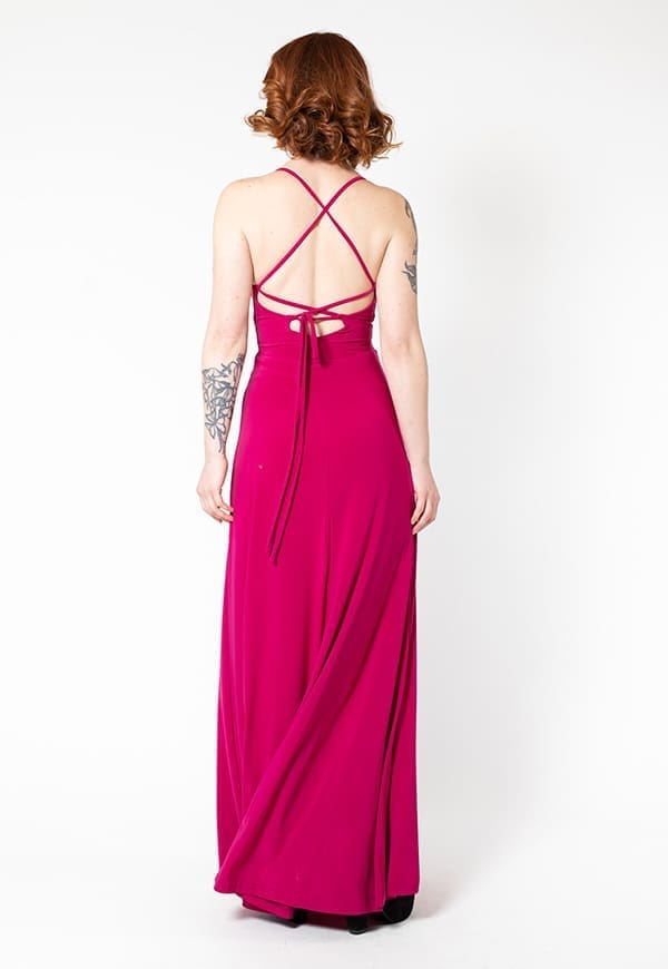 Vestido Zara Fucsia Natalia Seguel