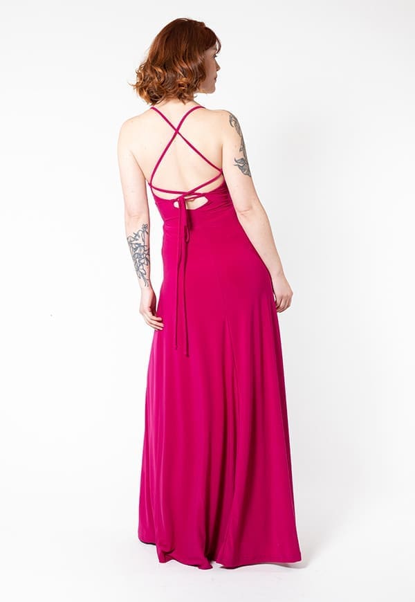 Vestido Zara Fucsia Natalia Seguel