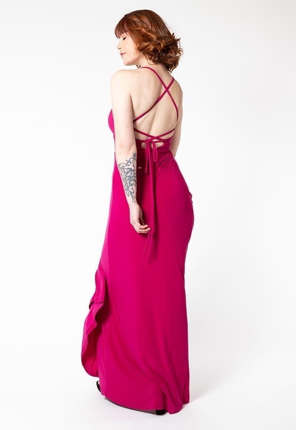 Vestido Zara Fucsia Natalia Seguel