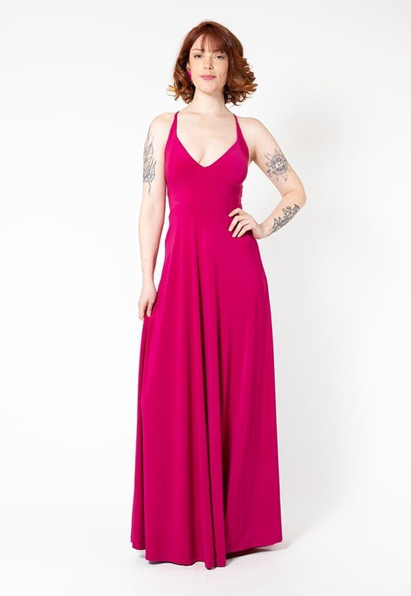 Vestido Zara Fucsia Natalia Seguel